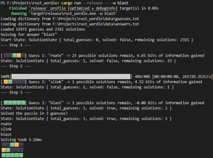 Release run timing and best-guess selection.